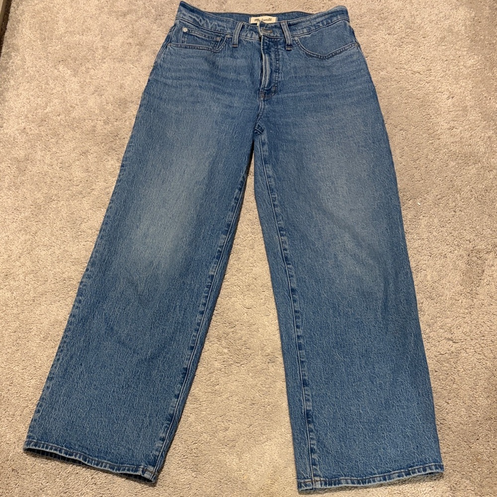 Madewell Perfect Vintage Wide Leg Jean - Size 28